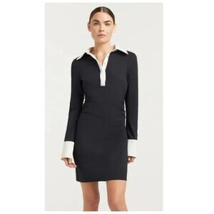 Cinq à Sept Elowen Long Sleeve Shirtdress Size 16